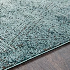SURYA KAHLI RUG: AQUA