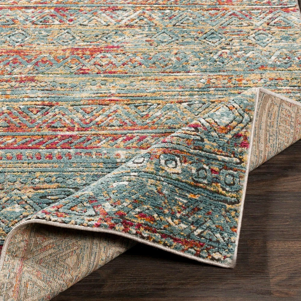Best Pirce โญ SURYA GADHI RUG: AQUA, SUNRISE ๐ฅฐ 2 SURYA GADHI RUG: AQUA, SUNRISE