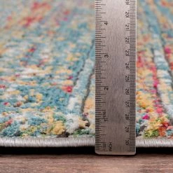 Best Pirce โญ SURYA GADHI RUG: AQUA, SUNRISE ๐ฅฐ 10 SURYA GADHI RUG: AQUA, SUNRISE