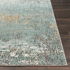 SURYA GREGOS RUG: AQUA