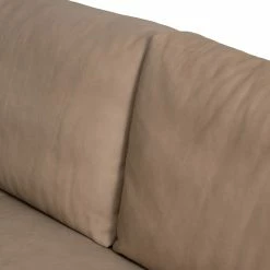 FOUR HANDS Furniture HERITAGE LEATHER SADDLEBAG SOFA: TAUPE