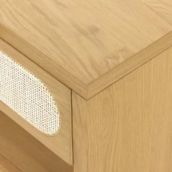 Coupon ๐ FOUR HANDS Furniture HONEY OAK + CANE END TABLE / NIGHTSTAND ๐ 15 FOUR HANDS Furniture HONEY OAK + CANE END TABLE / NIGHTSTAND