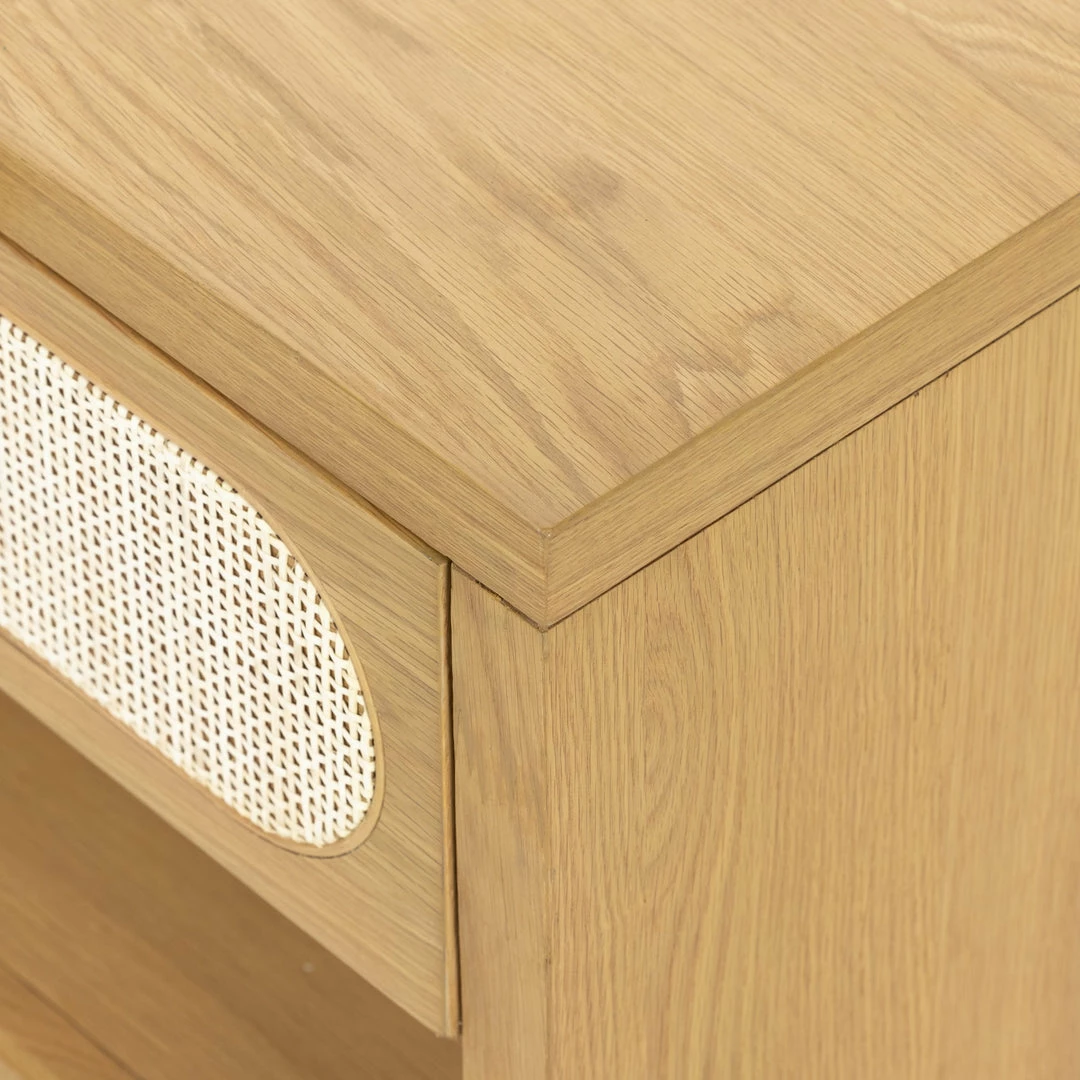 Coupon ๐ FOUR HANDS Furniture HONEY OAK + CANE END TABLE / NIGHTSTAND ๐ 7 FOUR HANDS Furniture HONEY OAK + CANE END TABLE / NIGHTSTAND