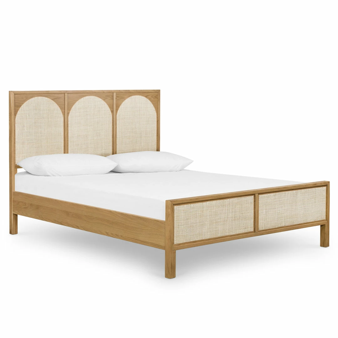 Best reviews of 🎁 FOUR HANDS HONEY OAK + CANE PANEL BED Furniture 🎉 2 FOUR HANDS HONEY OAK + CANE PANEL BED Furniture