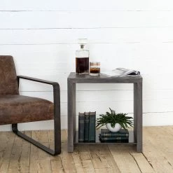 FOUR HANDS Furniture HUGO CONCRETE END TABLE