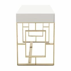 Outlet π TOV Office HUTTON WHITE LACQUER DESK βοΈ 6 TOV Office HUTTON WHITE LACQUER DESK