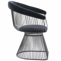 VIG ICON DINING CHAIR: BLACK VELVET