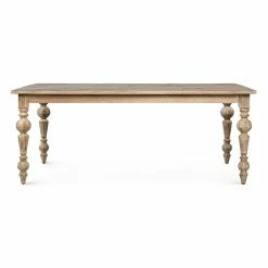 DOVETAIL IDELLA VINTAGE WASH DINING TABLE