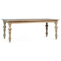 DOVETAIL IDELLA VINTAGE WASH DINING TABLE