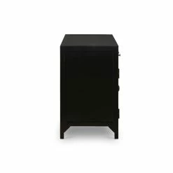 FOUR HANDS Furniture INDUSTRIAL BLACK METAL MEDIA CONSOLE