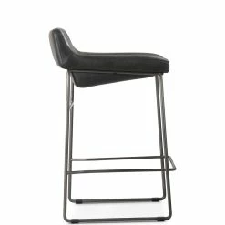 Discount ๐ MOES Furniture INDUSTRIAL SADDLE STOOLS: BLACK LEATHER | SET OF 2 ๐ 9 MOES Furniture INDUSTRIAL SADDLE STOOLS: BLACK LEATHER | SET OF 2
