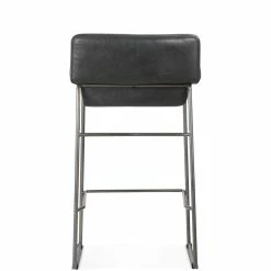 Discount ๐ MOES Furniture INDUSTRIAL SADDLE STOOLS: BLACK LEATHER | SET OF 2 ๐ 10 MOES Furniture INDUSTRIAL SADDLE STOOLS: BLACK LEATHER | SET OF 2
