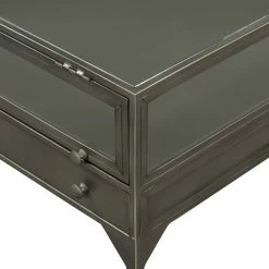 Buy ๐งจ FOUR HANDS INDUSTRIAL SHADOW BOX END TABLE: GUNMETAL Furniture โ 14 FOUR HANDS INDUSTRIAL SHADOW BOX END TABLE: GUNMETAL Furniture