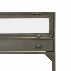 Buy ๐งจ FOUR HANDS INDUSTRIAL SHADOW BOX END TABLE: GUNMETAL Furniture โ 17 FOUR HANDS INDUSTRIAL SHADOW BOX END TABLE: GUNMETAL Furniture