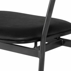 NUEVO Furniture INDUSTRY BAR STOOL: RAVEN LEATHER