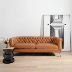 FOUR HANDS INEZ BLACK PINE DRUM TABLE