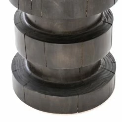 FOUR HANDS INEZ BLACK PINE DRUM TABLE