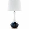 SURYA INK DIPPED WHITE GLASS LAMP Lighting