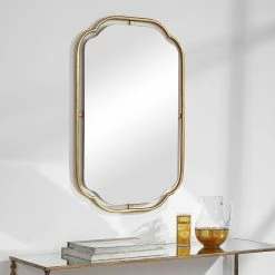 SALT ISABELLA ANTIQUE GOLD MIRROR