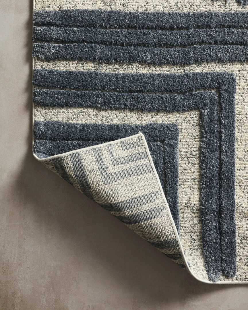 Discount ๐งจ LOLOI ISOM RUG: INK BLUE, WHITE, SLATE ๐ 4 LOLOI ISOM RUG: INK BLUE, WHITE, SLATE