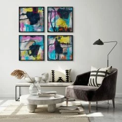 L ART "IT'S NOT JUST BLACK & WHITE" CANVAS ART SERIES Wall Art