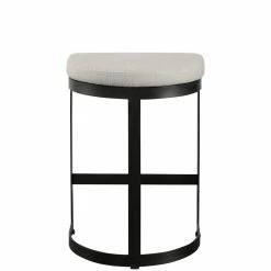 Discount ๐ UTTERMOST Furniture IVANNA MATTE BLACK COUNTER STOOL ๐ 6 UTTERMOST Furniture IVANNA MATTE BLACK COUNTER STOOL