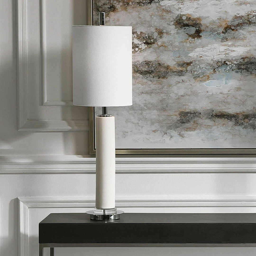 Buy π UTTERMOST IVORY CRACKLE GLAZE COLUMN LAMP π 2 UTTERMOST IVORY CRACKLE GLAZE COLUMN LAMP