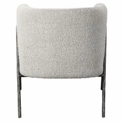 UTTERMOST JACOBSEN BARREL CHAIR: IVORY-GREY BOUCLE Furniture