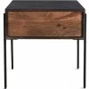 MOES Living Room JAMISON SMOKED WOOD + WALNUT END TABLE