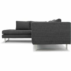 Wholesale 👏 NUEVO Living Room JANIS LEFT ARM FACING SECTIONAL DARK GRAY TWEED 🔥 7 NUEVO Living Room JANIS LEFT ARM FACING SECTIONAL DARK GRAY TWEED