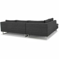 Wholesale 👏 NUEVO Living Room JANIS LEFT ARM FACING SECTIONAL DARK GRAY TWEED 🔥 8 NUEVO Living Room JANIS LEFT ARM FACING SECTIONAL DARK GRAY TWEED
