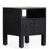 FOUR HANDS JANUS END TABLE: BLACK Furniture
