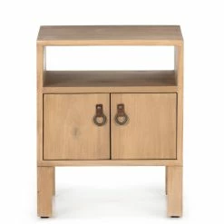 FOUR HANDS JANUS END TABLE: NATURAL