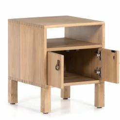 FOUR HANDS JANUS END TABLE: NATURAL