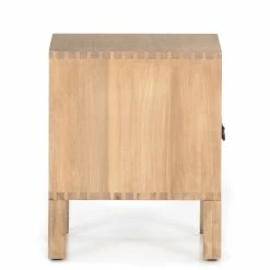 FOUR HANDS JANUS END TABLE: NATURAL