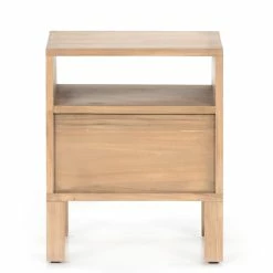 FOUR HANDS JANUS END TABLE: NATURAL