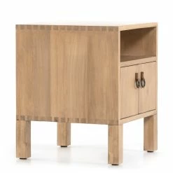 FOUR HANDS JANUS END TABLE: NATURAL