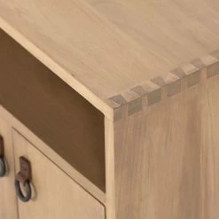 FOUR HANDS JANUS END TABLE: NATURAL