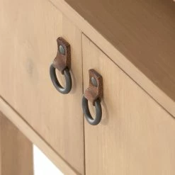 FOUR HANDS JANUS END TABLE: NATURAL