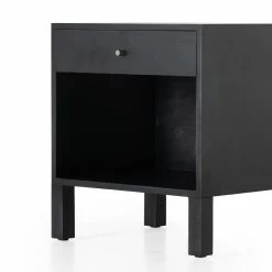 FOUR HANDS JANUS NIGHTSTAND: BLACK