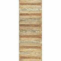SURYA JASMINE 01 WOVEN JUTE RUG: TAN