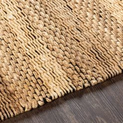 SURYA JASMINE 01 WOVEN JUTE RUG: TAN