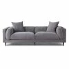MOES Furniture JOEY GREY CORDUROY SOFA