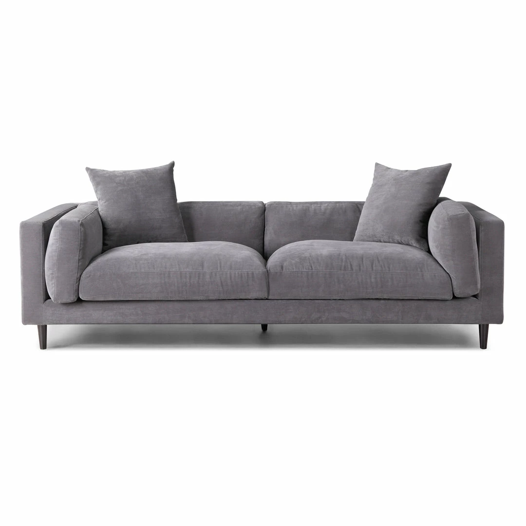 Wholesale 🔔 MOES Furniture JOEY GREY CORDUROY SOFA 🎉 1 MOES Furniture JOEY GREY CORDUROY SOFA