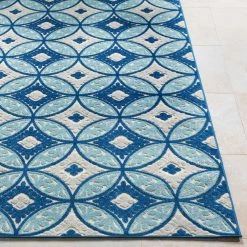 SURYA JOIE OUTDOOR RUG: AQUA, BLUE