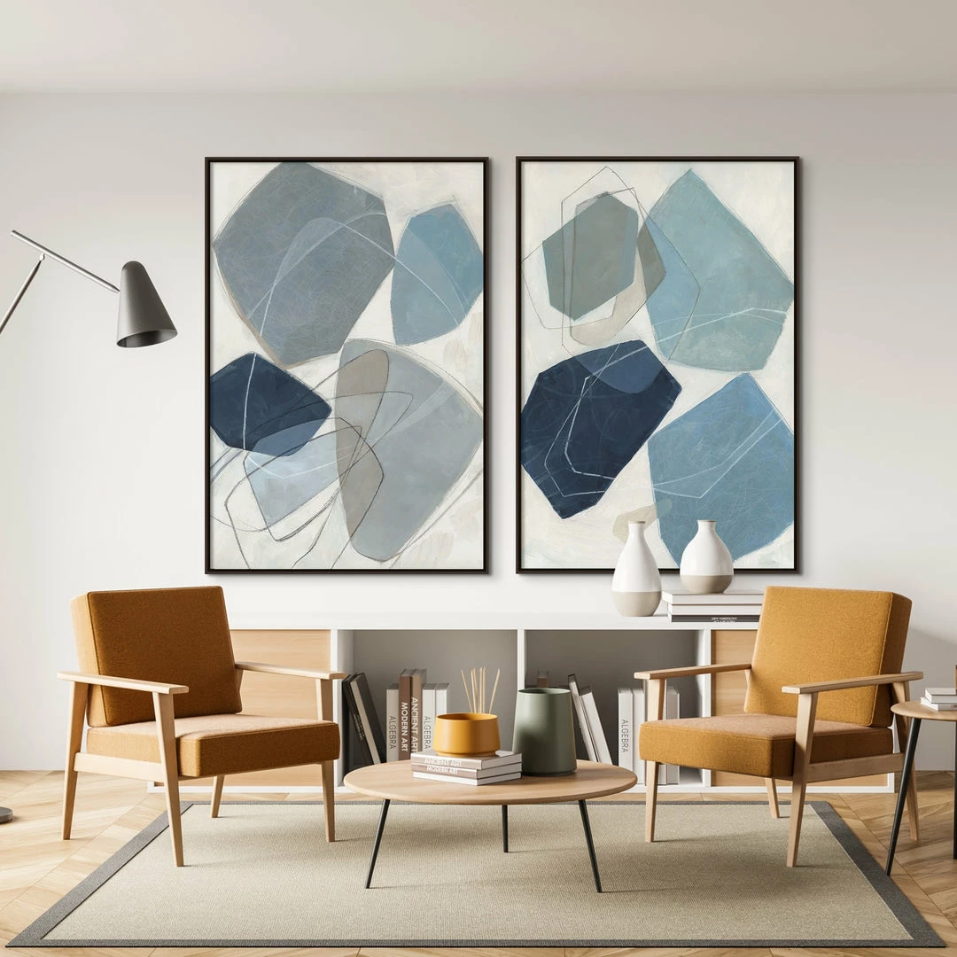 Cheapest 🤩 L ART "JOY FILLED SHAPES I" CANVAS ART ✨ 2 L ART "JOY FILLED SHAPES I" CANVAS ART