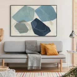 L ART "JOY FILLED SHAPES II" CANVAS ART