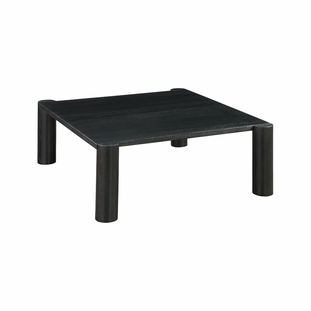 Discount π MOES Furniture JUNI BLACK OAK POST COFFEE TABLE π 5 MOES Furniture JUNI BLACK OAK POST COFFEE TABLE