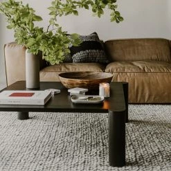 Discount π MOES Furniture JUNI BLACK OAK POST COFFEE TABLE π 16 MOES Furniture JUNI BLACK OAK POST COFFEE TABLE