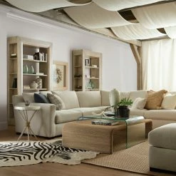 HOOKER PLAYA JUTE + GLASS COFFEE TABLE Furniture